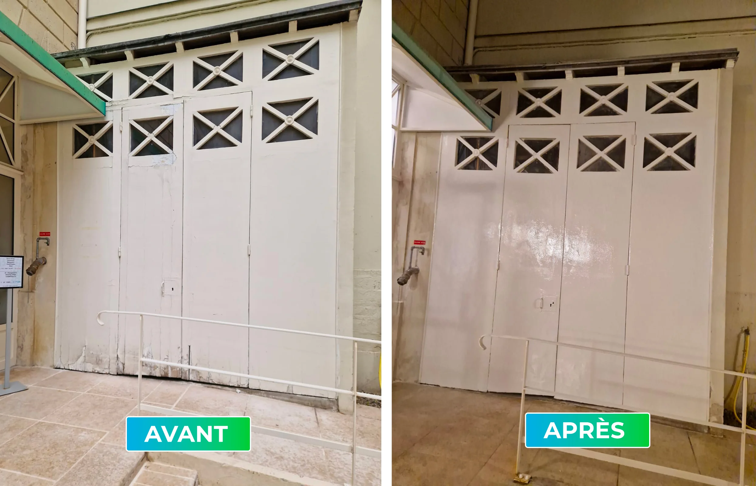 Rénovation de portail en bois